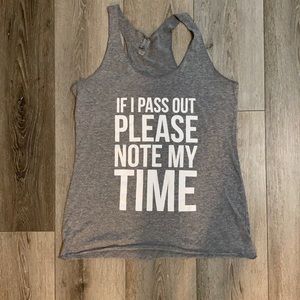 Workout racerback tank